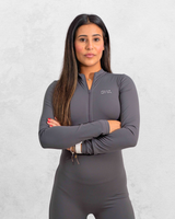 Force Bodysuits long sleeve v neck (YSKF-6649)