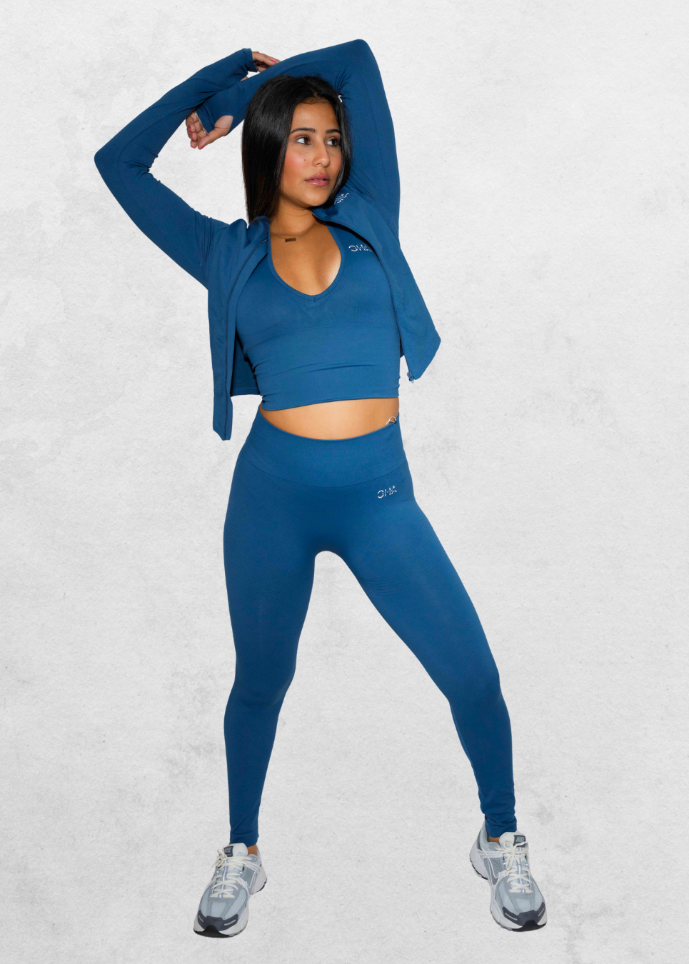 Azalea Gym Outfits Bra + Legging + Coat (ZC-7725)