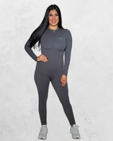 Force Bodysuits long sleeve v neck (YSKF-6649)
